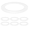 Luxrite Goof Trim Ring for 4 Inch Ceiling Lightss Outer Diameter 5.75" Inner Diameter 4.25" Metal 6-Pack LR41021-6PK - alternate 1